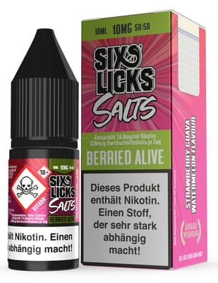 Liquid Berried Alive - Six Licks Nikotinsalz