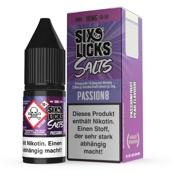 Liquid Passion 8 - Six Licks Nikotinsalz