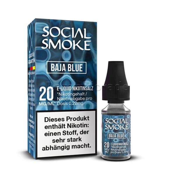 Liquid Baja Blue - Social Smoke Nikotinsalz