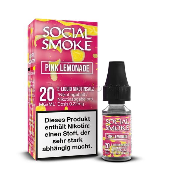 Liquid Pink Lemonade - Social Smoke Nikotinsalz