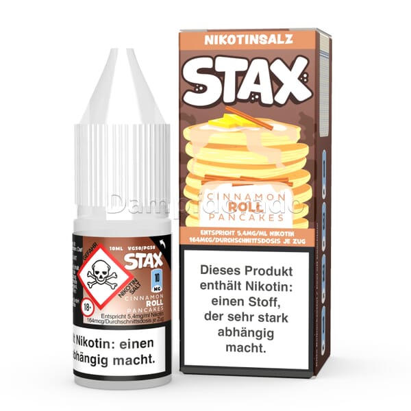 Liquid Cinnamon Roll Pancakes - Strapped STAX Nikotinsalz