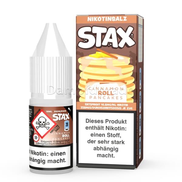 Liquid Cinnamon Roll Pancakes - Strapped STAX Nikotinsalz