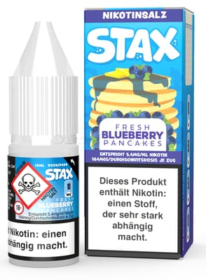 Liquid Fresh Blueberry Pancakes - Strapped STAX Nikotinsalz