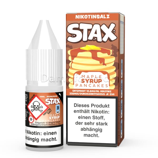 Liquid Maple Syrup Pancakes - Strapped STAX Nikotinsalz