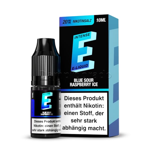 Liquid Blue Sour Raspberry Ice - The Vaping Expert E Intense Nikotinsalz
