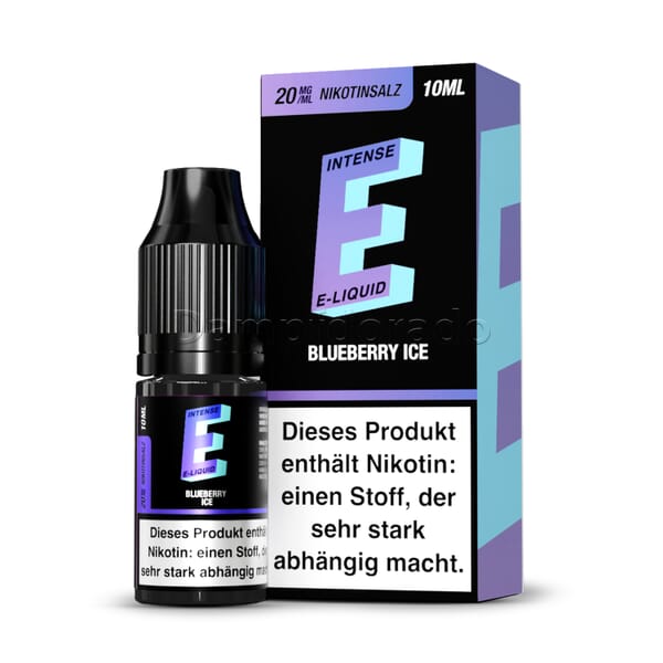 Liquid Blueberry Ice - The Vaping Expert E Intense Nikotinsalz