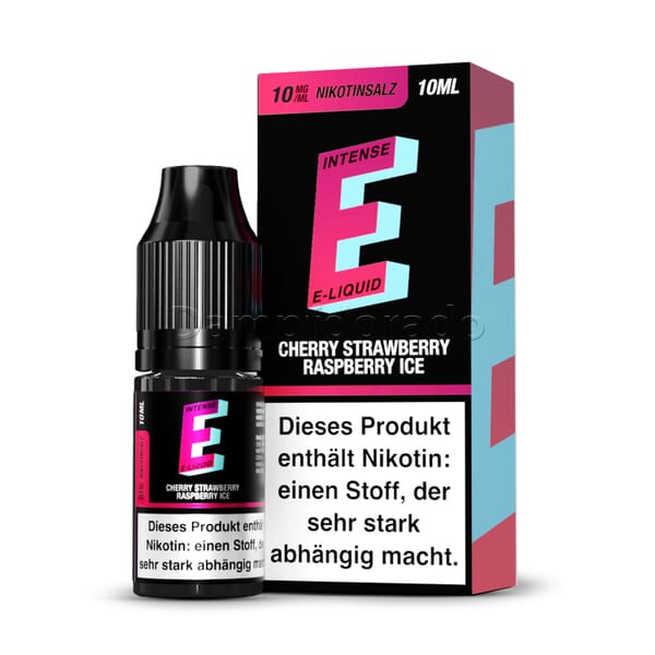 Liquid Cherry Strawberry Raspberry Ice - The Vaping Expert E Intense Nikotinsalz