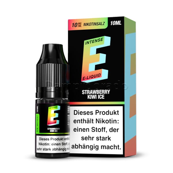 Liquid Strawberry Kiwi Ice - The Vaping Expert E Intense Nikotinsalz