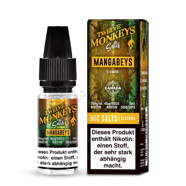 Liquid Mangabeys - Twelve Monkeys Nikotinsalz
