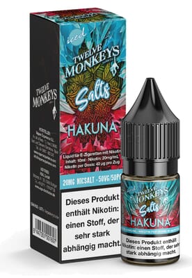 Liquid Hakuna - Twelve Monkeys Iced Nikotinsalz