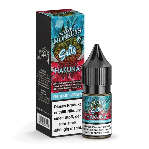 Liquid Hakuna - Twelve Monkeys Iced Nikotinsalz