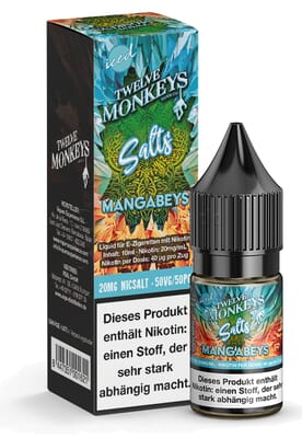 Liquid Mangabeys - Twelve Monkeys Iced Nikotinsalz