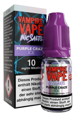 Liquid Purple Craze Ice - Vampire Vape Nikotinsalz