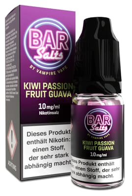 Liquid Kiwi Passionfruit Guava - Vampire Vape Bar Salts