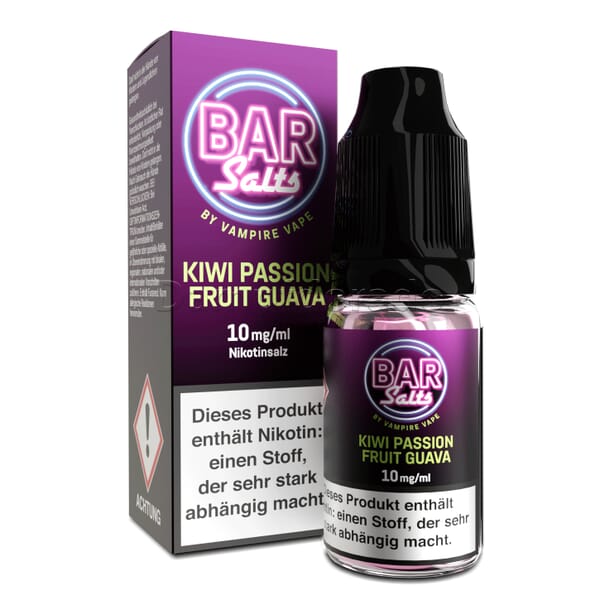 Liquid Kiwi Passionfruit Guava - Vampire Vape Bar Salts
