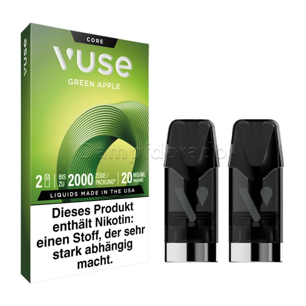 2 Vuse Pods apple sour