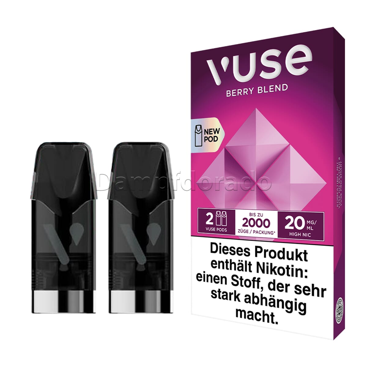 vuse go berry blend 20mg Vuse Extra Berry Blend Refill Pods (20mg)