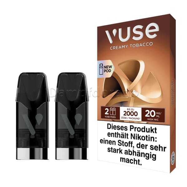 2 Vuse Pods creamy tobacco