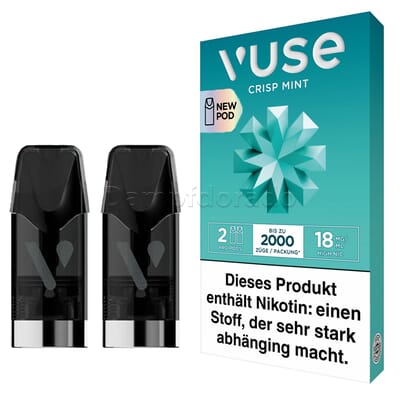 2 Vuse Pods crisp mint