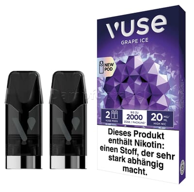 2 Vuse Pods grape ice