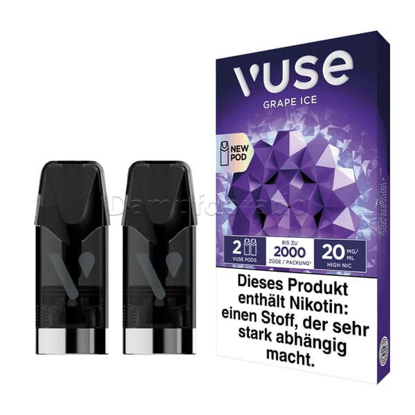 2 Vuse Pods grape ice