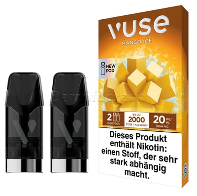 2 Vuse Pods mango ice
