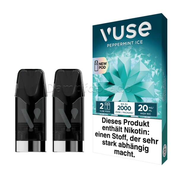 2 Vuse Pods peppermint ice