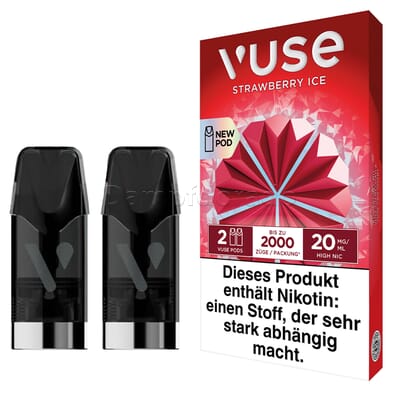 2 Vuse Pods strawberry ice