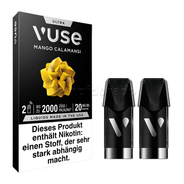 2 Vuse Ultra Pods mango calamansi