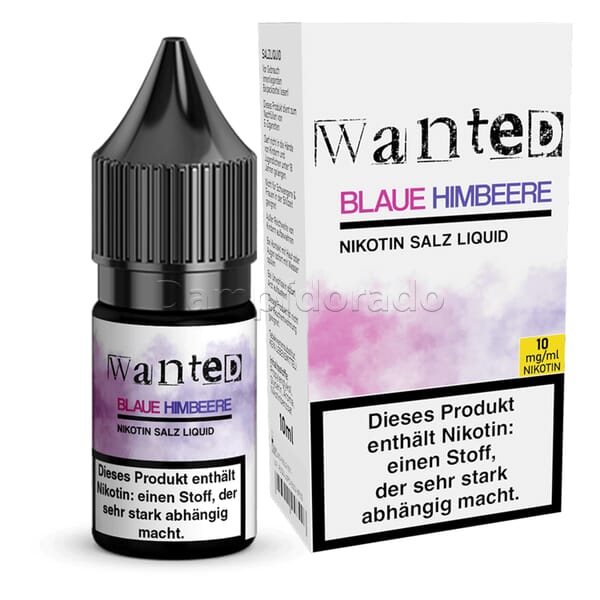 Liquid Blaue Himbeere - Wanted Overdosed Nikotinsalz