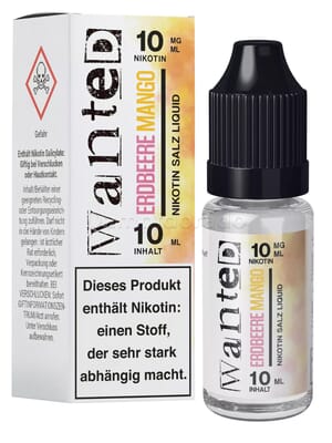 Liquid Erdbeere Mango - Wanted Overdosed Nikotinsalz