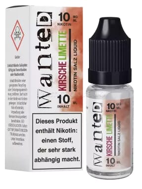 Liquid Kirsche Limette - Wanted Overdosed Nikotinsalz
