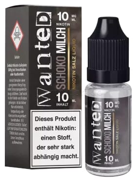 Liquid Schokomilch - Wanted Overdosed Nikotinsalz