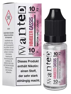 Liquid Himbeer Cassis - Wanted Overdosed Nikotinsalz - Neue Version