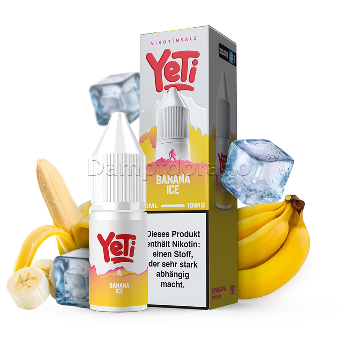 android vape Banana Ice Frozen Fruit Monster eJuice Nicotine Free 100ml main image 1