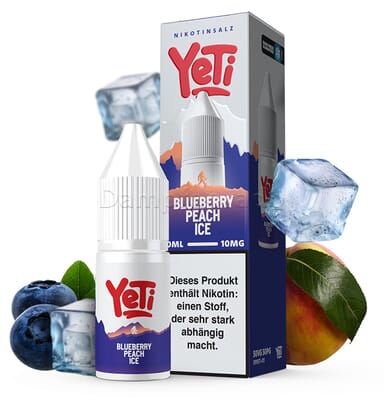 Liquid Blueberry Peach Ice - Yeti Summit Nikotinsalz