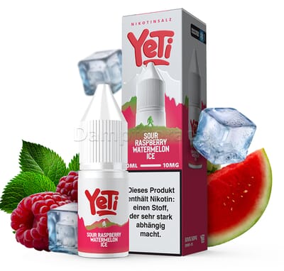Liquid Sour Raspberry Watermelon Ice - Yeti Summit Nikotinsalz