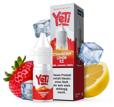 Liquid Strawberry Lemon Ice - Yeti Summit Nikotinsalz