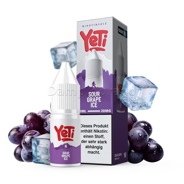 Liquid Sour Grape Ice - Yeti Summit Nikotinsalz