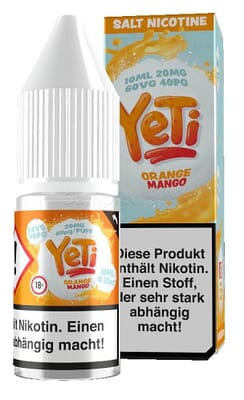 Liquid Orange Mango - Yeti Nikotinsalz