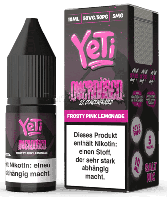 Liquid Frosty Pink Lemonade - Yeti Overdosed Nikotinsalz