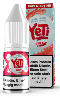 Liquid Strawberry - Yeti Nikotinsalz