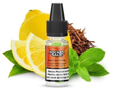 Liquid Lemon Mint Shisha - Pocket Salt Nikotinsalz