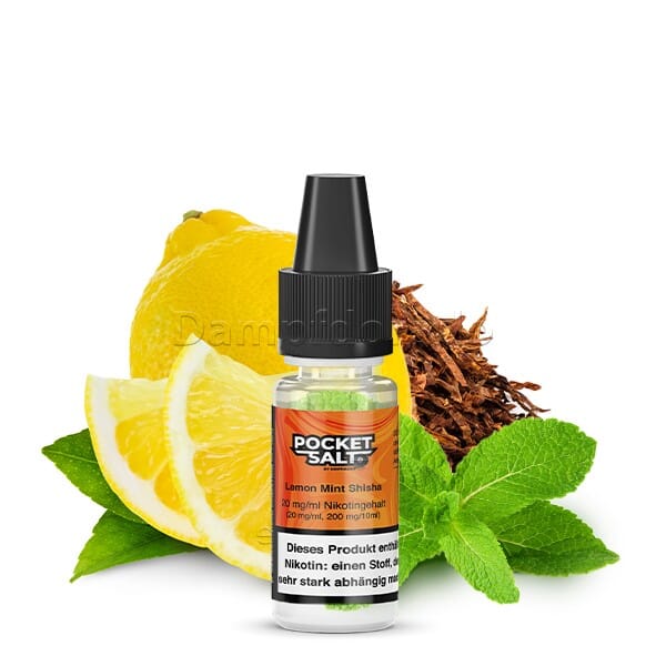 Liquid Lemon Mint Shisha - Pocket Salt Nikotinsalz