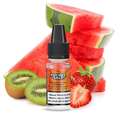 Liquid Strawberry Kiwi Watermelon - Pocket Salt Nikotinsalz