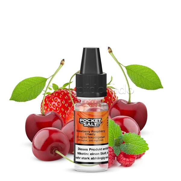 Liquid Strawberry Raspberry Cherry - Pocket Salt Nikotinsalz