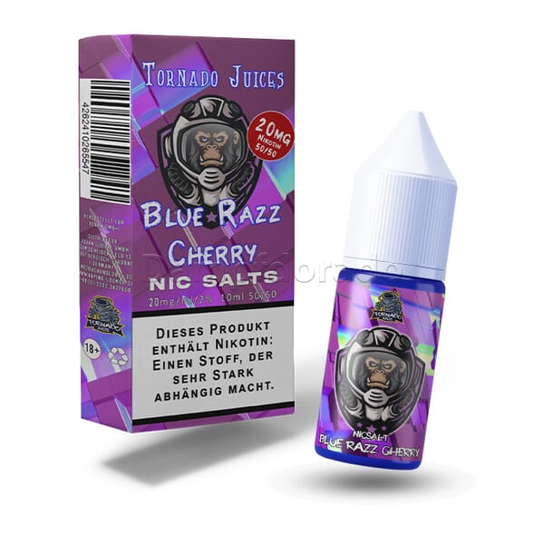 Liquid Blue Razz Cherry - Tornado Juices Nikotinsalz
