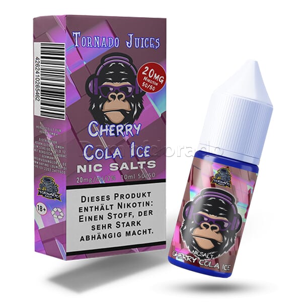 Liquid Cherry Cola Ice - Tornado Juices Nikotinsalz