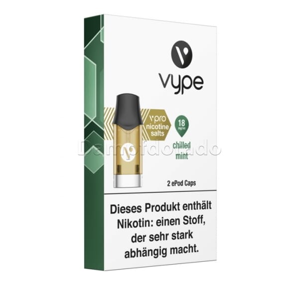 Liquidpod Chilled Mint - Vype ePod vPro Cap (2er Pack)
