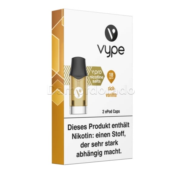 Liquidpod Rich Vanilla - Vype ePod vPro Cap (2er Pack)